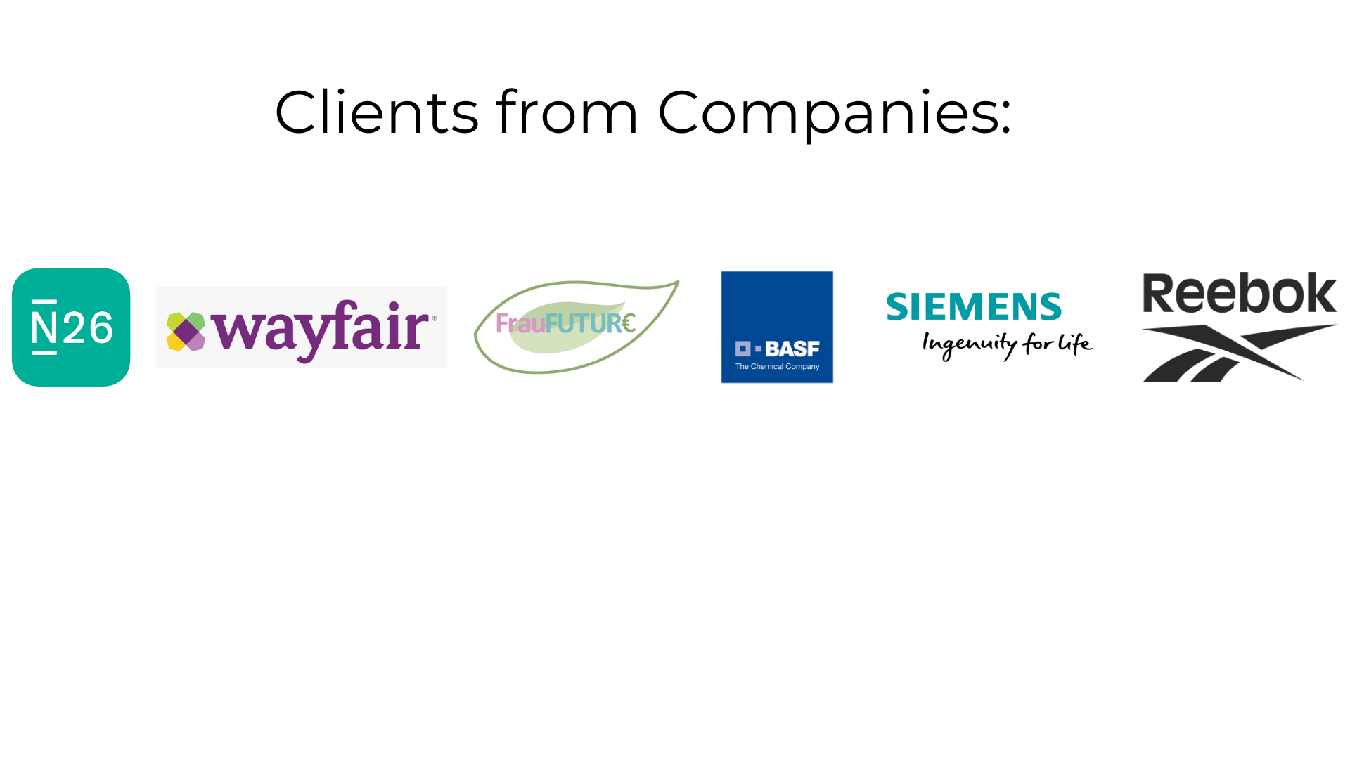 Clients from Companies